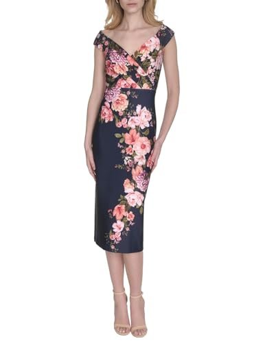 Women's 3D Floral Sheath Dress