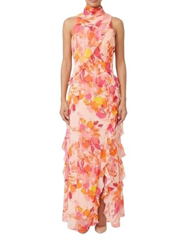 Eliza J Women's Floral Elbow Sleeve Short Dress