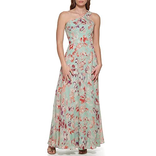 Eliza J Women's Sequin Floral Mermaid Gown