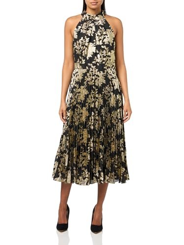 Eliza J Women's Halter Neck Sleeveless Midi Dress